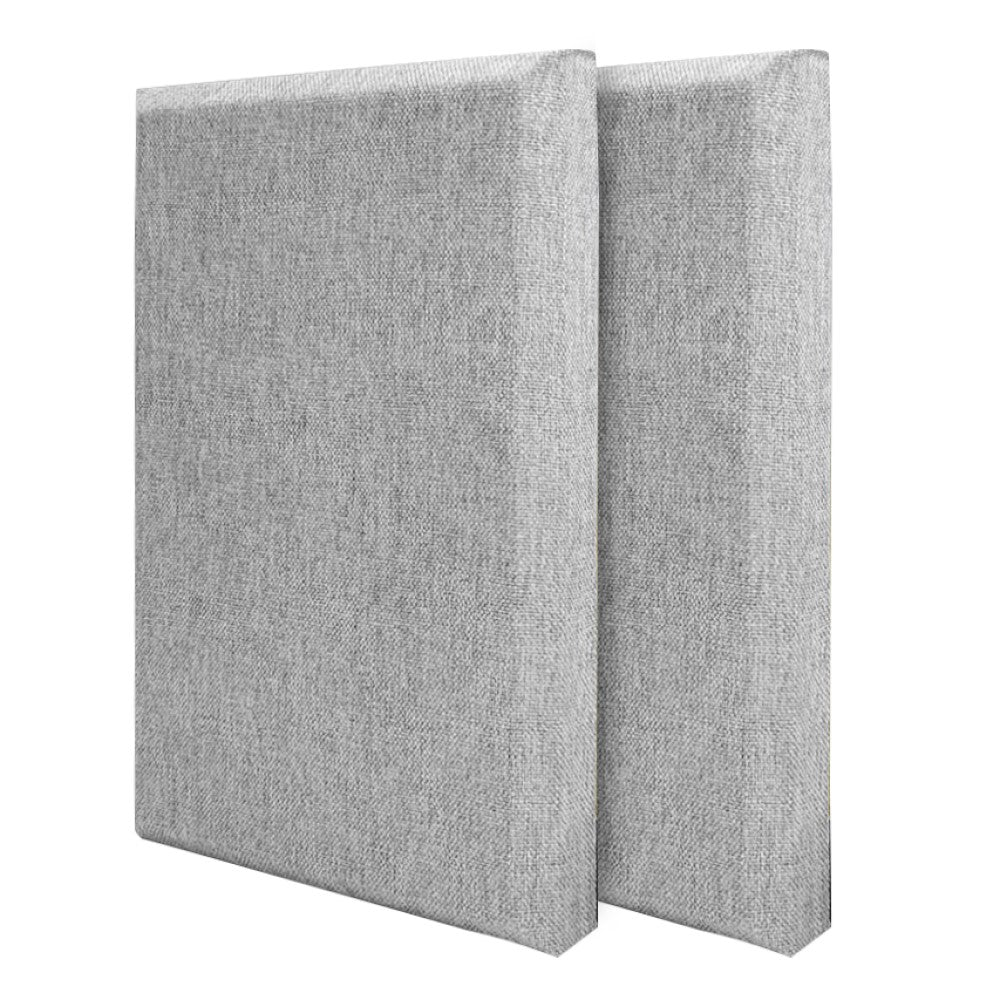 24 in.x 48 in. x1 in. Grey Fabric Acoustic Panels,2pack