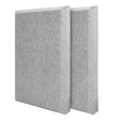 24 in.x 48 in. x1 in. Grey Fabric Acoustic Panels，2pack