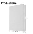 24 in.x48 in. White  Fiberglass Acoustic Panels，2pack