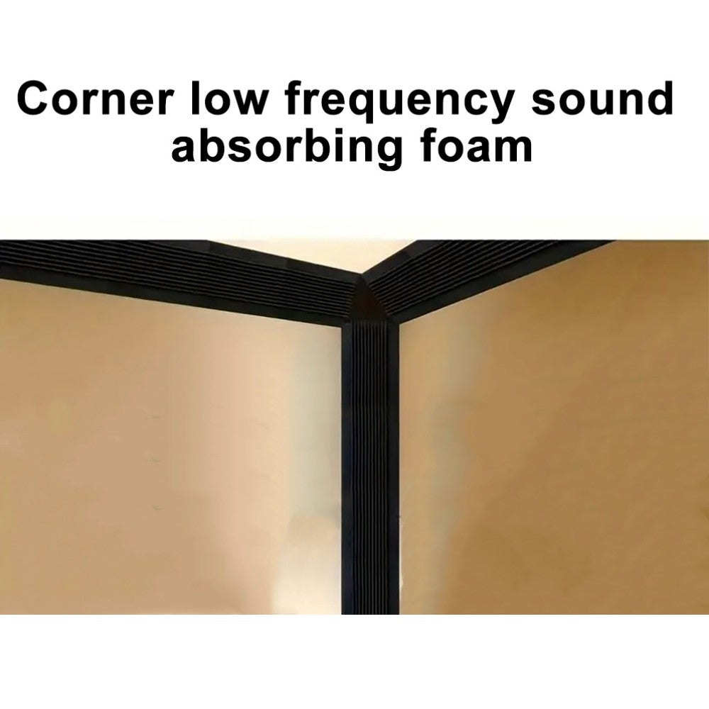 Corner Trap Acoustic Foam Black(12-Pack)