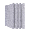 23.62 in. x 15.75 in. x 0.35 in. Polyester Rectangle Acoustic Panels Grey  (4-Pack)