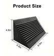 Corner Trap Acoustic Foam Black(12-Pack)