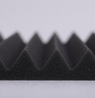 1 ft. x 1 ft. x 1 in. Acoustic Wedge Foam Black(12-Pack)