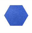 11.5 in. x 10 in. x 0.4 in. Polyester Hexagon Acoustic Panels Blue  (12-Pack)