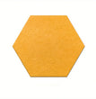 11.5 in. x 10 in. x 0.4 in. Polyester Hexagon Acoustic Panels Orange  (12-Pack)